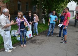 Environmental action "Everyone can help to solve environmental problems by separation of household waste"
